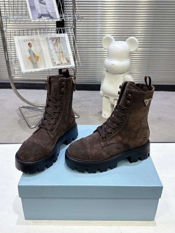 프라다 여성 숏부츠