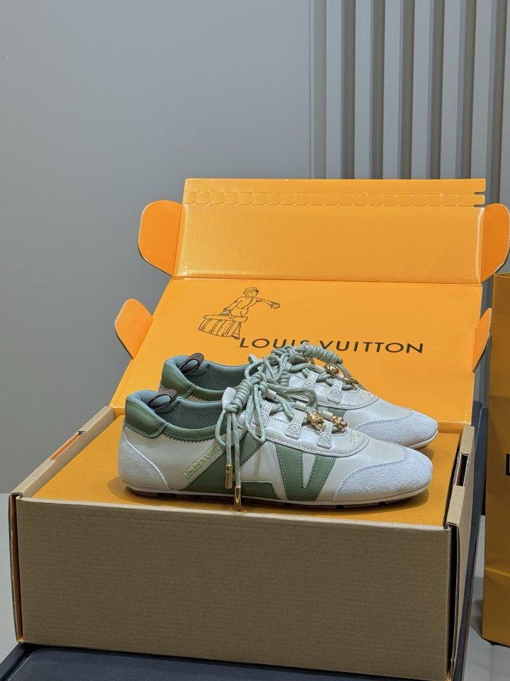 루이비통 여성 장식 플랫 슈즈