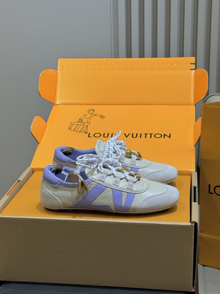 루이비통 여성 장식 플랫 슈즈