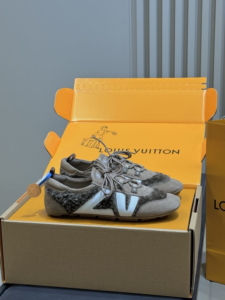 루이비통 여성 장식 플랫 슈즈