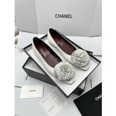 샤넬 여성 플라워 장식 플랫 샌들