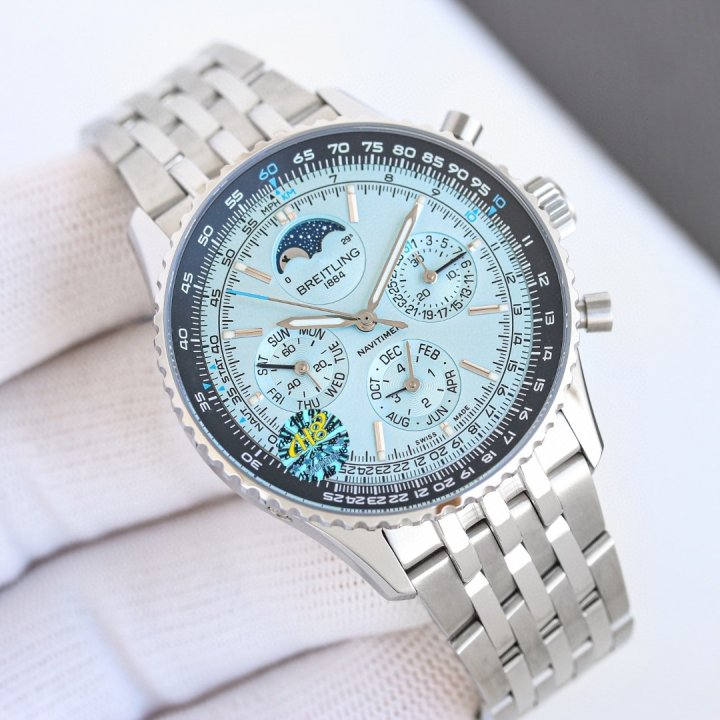 브라이틀링 네이비타이머 140주년 한정판 로즈골드