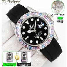 로렉스 요트마스터 42 화이트 골드 다이아 커스텀