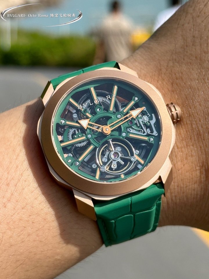 BVLGARI 불가리 Octo Roma Skeleton Tourbillon