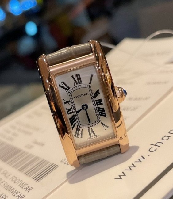 Cartier 까르띠에 Tank Américaine 여성 시계