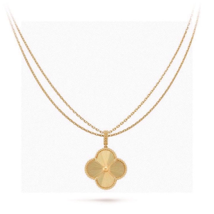 반클리프 여성 클래식 롱 체인 알함브라 목걸이