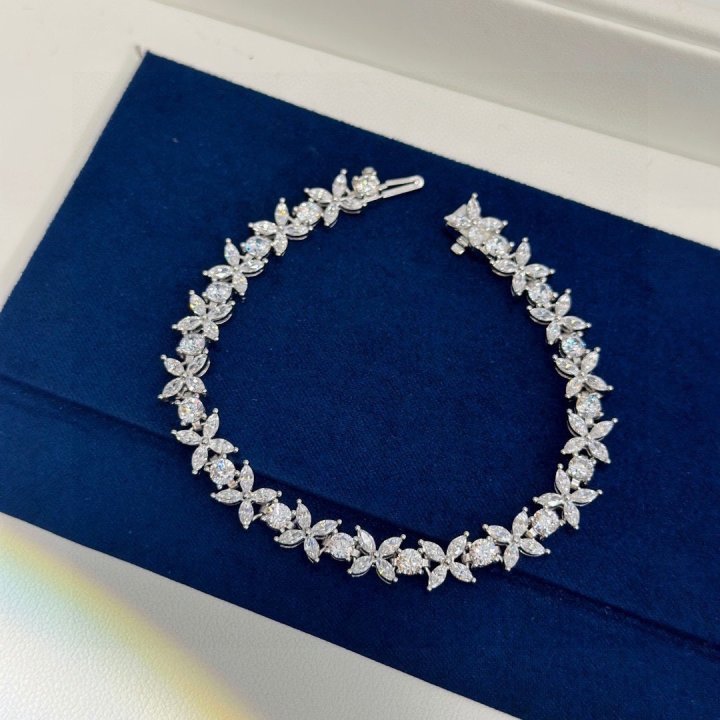 티파니 여성 클래식 마퀴즈 플로럴 팔찌