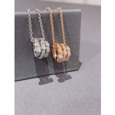 불가리 여성 클래식 더블 스네이크 목걸이