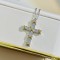 티파니 여성 클래식 크로스 목걸이
