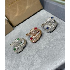 불가리 여성 클래식 풀파베 세르펜티 스네이크 링