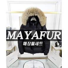 몽클 마야퍼 MAYAfur 구스다운 남성후드패딩